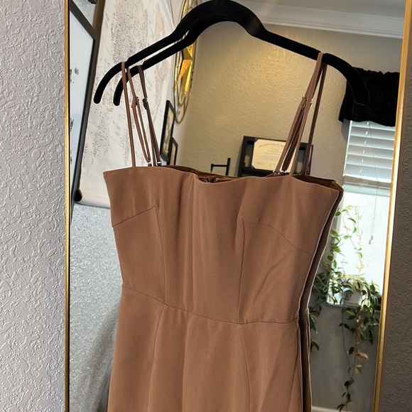 House of CB Dresses House Of Cb Jaida Toast Corset Maxi Dress Nwot